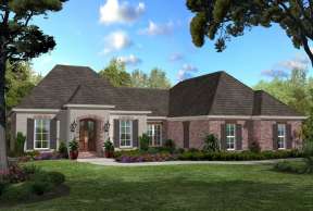 French Country House Plan #041-00066 Elevation Photo