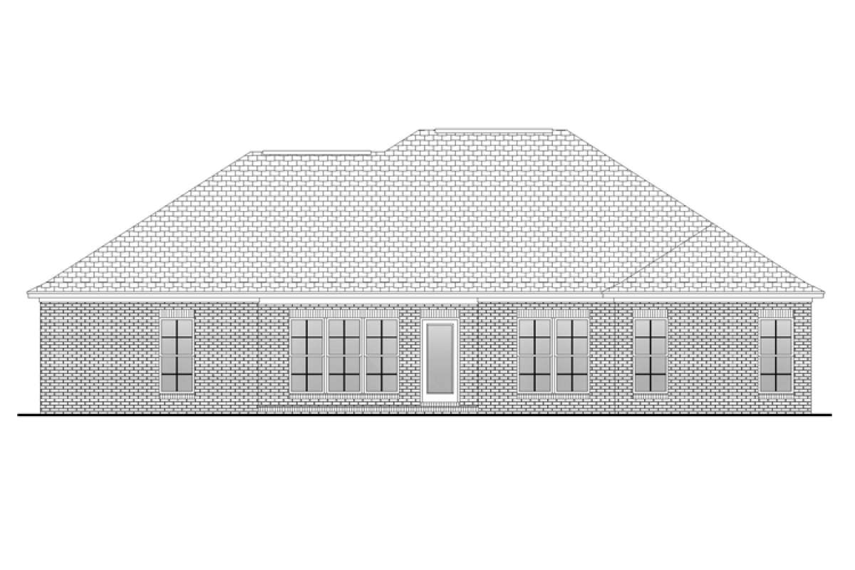 Ranch House Plan #041-00067 Elevation Photo