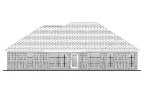 Ranch House Plan #041-00067 Elevation Photo
