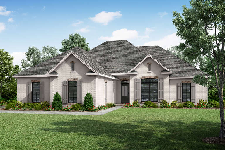 Traditional House Plan #041-00073 Elevation Photo