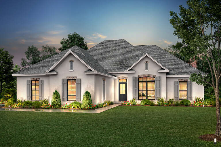 Traditional House Plan #041-00073 Elevation Photo