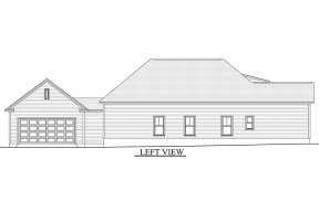 Narrow Lot House Plan #041-00074 Elevation Photo
