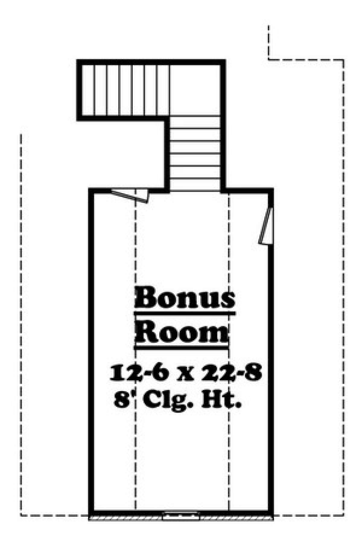 Bonus Room for House Plan #041-00075