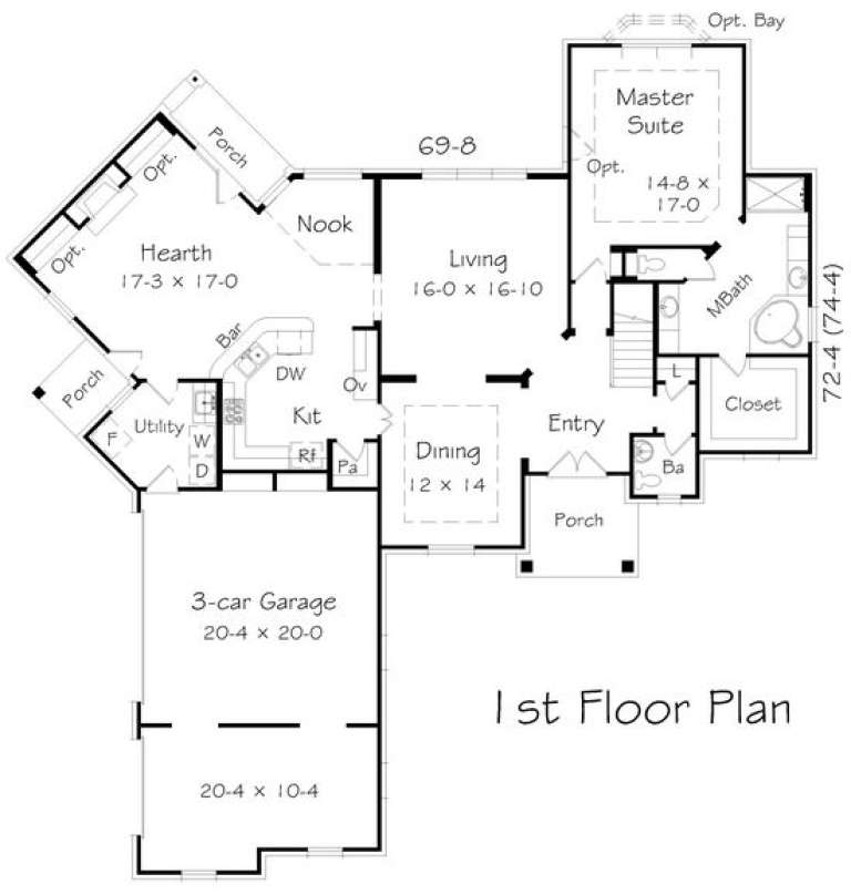 House Plan House Plan #16111 Drawing 1