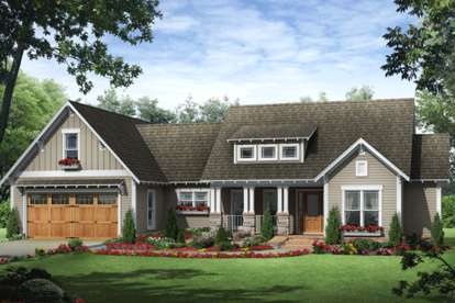 Craftsman House Plan #348-00215 Elevation Photo