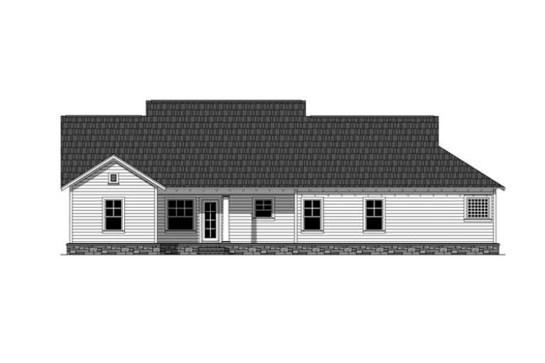 Craftsman House Plan #348-00216 Elevation Photo