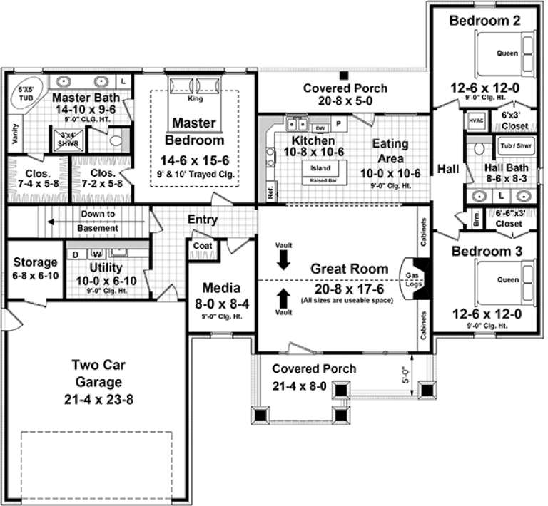 House Plan House Plan #16113 Drawing 1