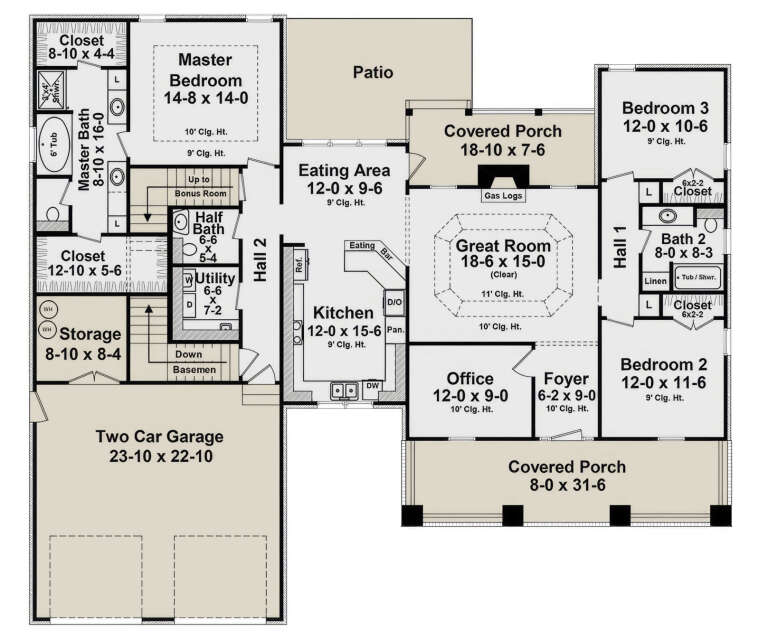 House Plan House Plan #16114 Drawing 1