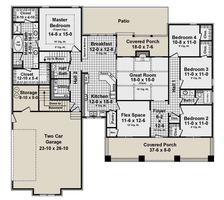 House Plan House Plan #16116 Drawing 1