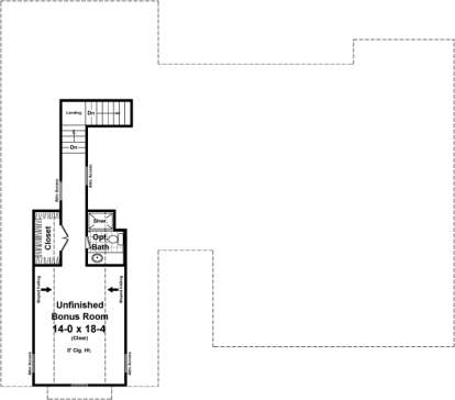 Bonus Room for House Plan #348-00219