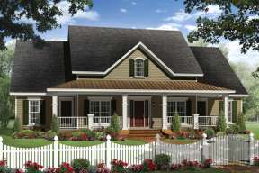 Country House Plan #348-00220 Elevation Photo