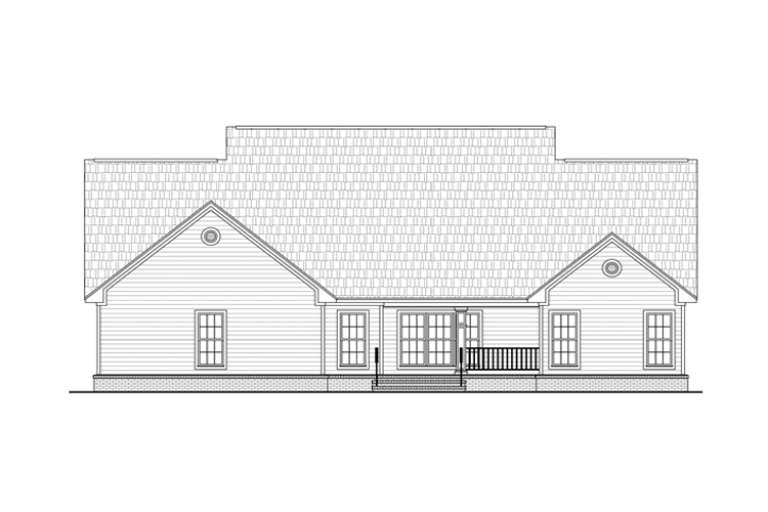 Country House Plan #348-00220 Elevation Photo