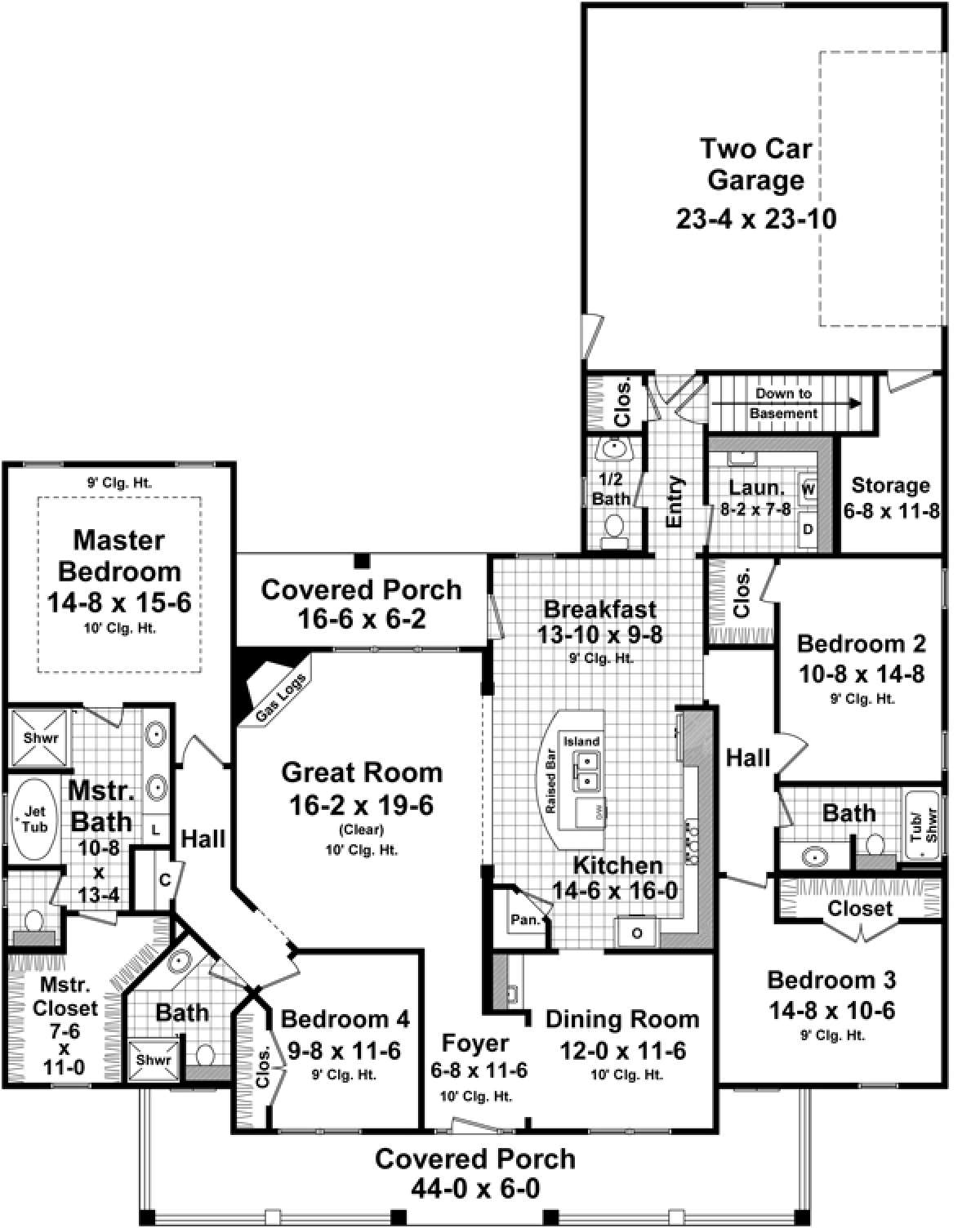 Main Floor for House Plan #348-00220