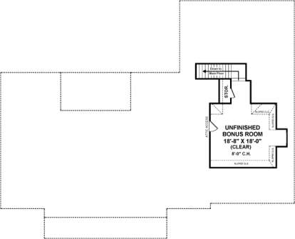 Bonus Room for House Plan #348-00221
