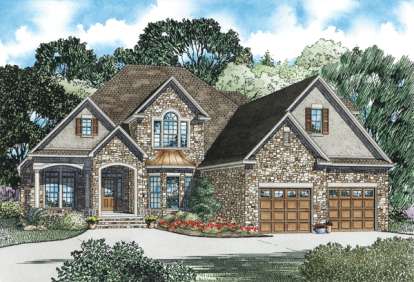 3 Bed, 3 Bath, 3202 Square Foot House Plan - #110-00961