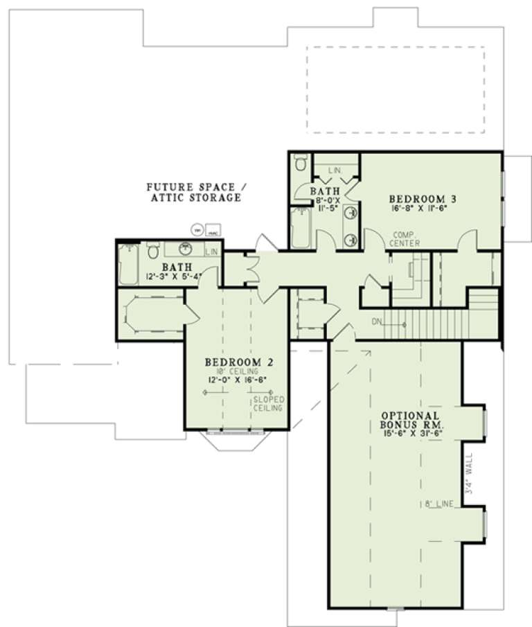 House Plan House Plan #16119 Drawing 2