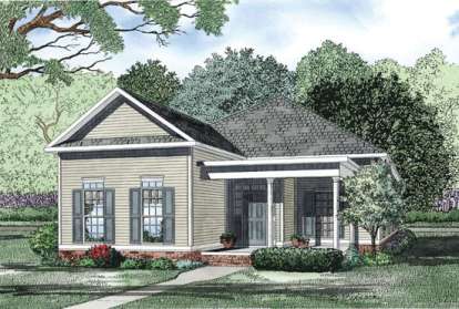 Traditional House Plan #110-00962 Elevation Photo
