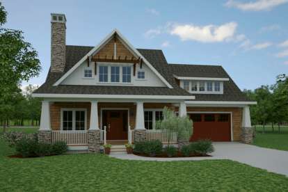 3 Bed, 3 Bath, 1902 Square Foot House Plan - #7806-00014