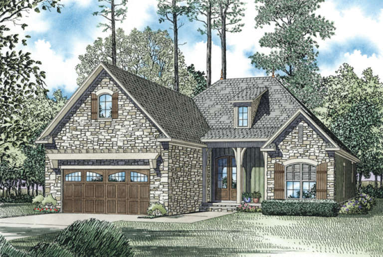 Small House Plan #110-00965 Elevation Photo