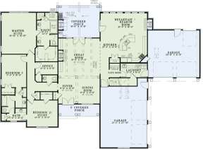 Floorplan 1 for House Plan #110-00968