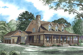 Farmhouse House Plan #110-00971 Elevation Photo