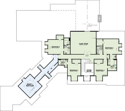 Second Floor for House Plan #110-00973