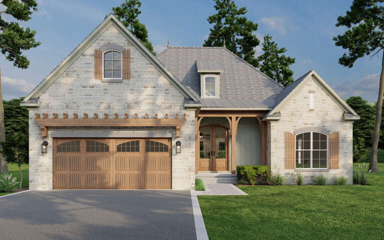House Plan House Plan #16135 Front Elevation 
