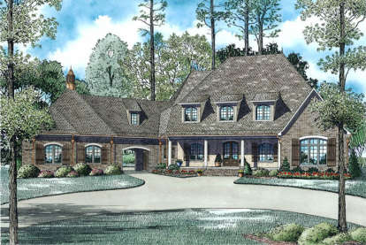 6 Bed, 6 Bath, 6004 Square Foot House Plan - #110-00977