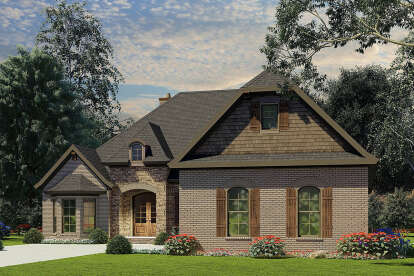 European House Plan #110-00978 Elevation Photo
