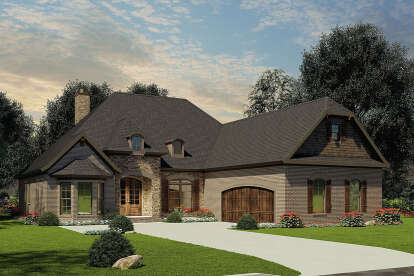 European House Plan #110-00978 Elevation Photo
