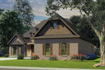 European House Plan #110-00978 Elevation Photo