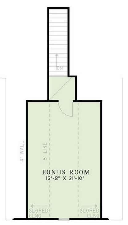 Second Floor for House Plan #110-00978