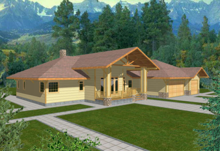 House Plan House Plan #1614 Front Elevation