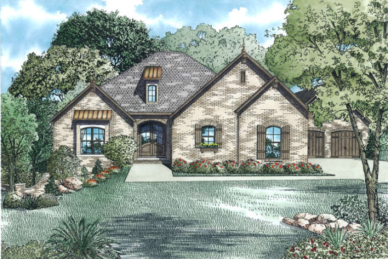 House Plan House Plan #16140 Front Elevation
