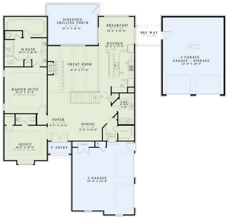 House Plan House Plan #16140 Drawing 1