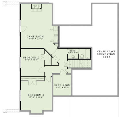 Basement Floor Plan for House Plan #110-00979