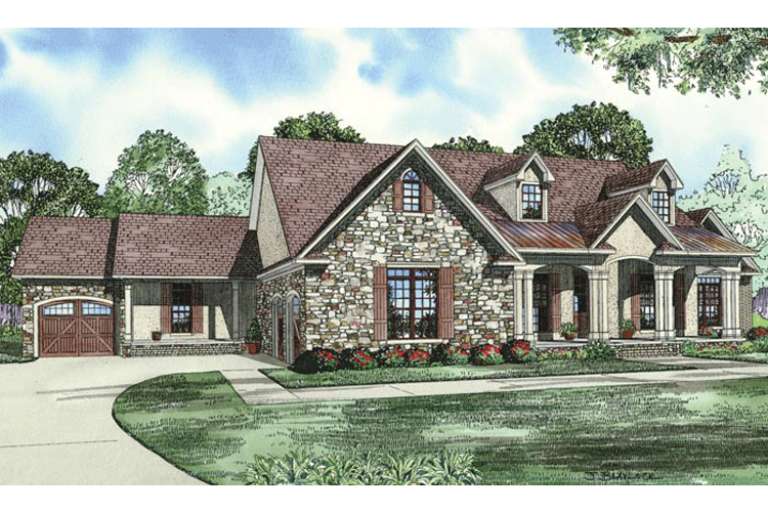 House Plan House Plan #16143 Front Elevation