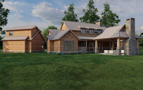 Mountain House Plan #110-00983 Elevation Photo
