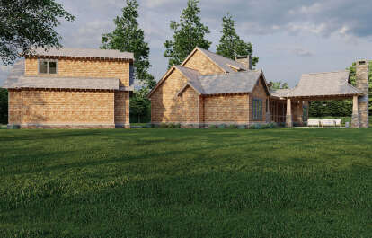 Mountain House Plan #110-00983 Elevation Photo