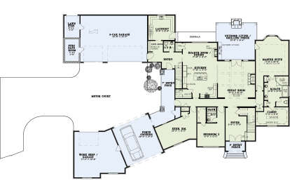 Main Floor  for House Plan #110-00985