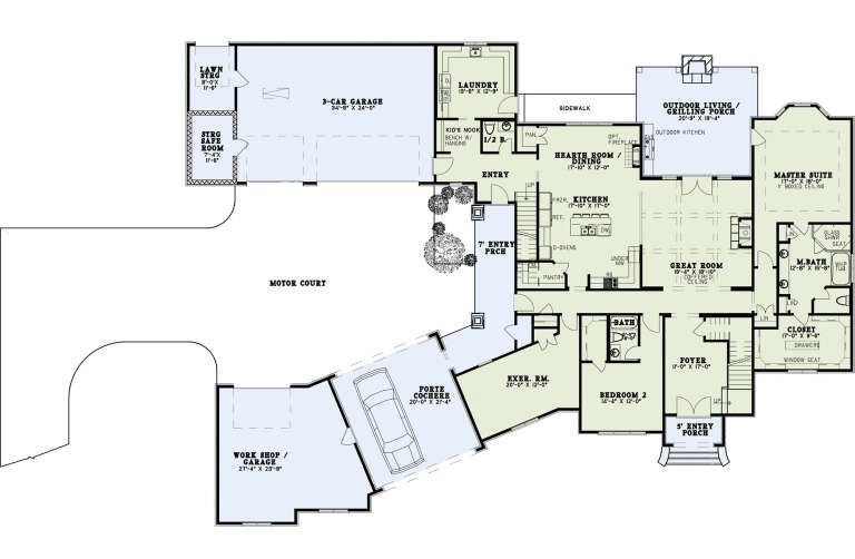 House Plan House Plan #16146 Drawing 1