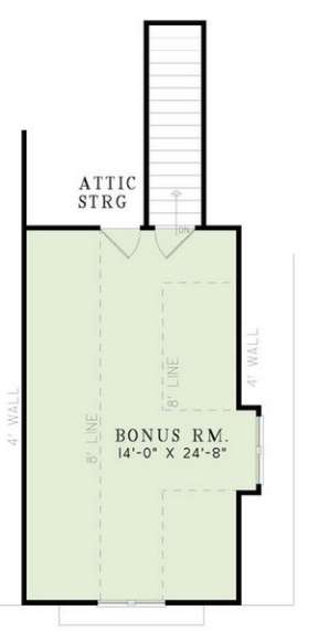 Floorplan 2 for House Plan #110-00986