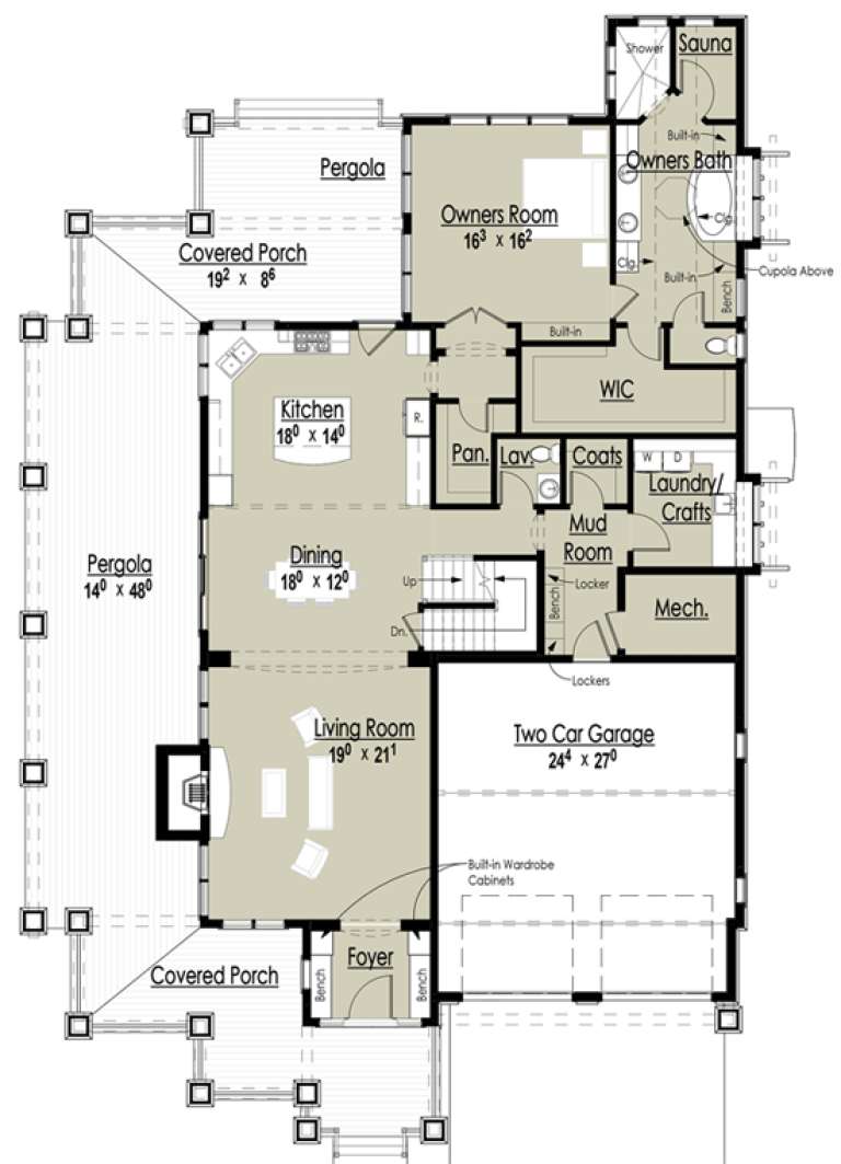 House Plan House Plan #16148 Drawing 1