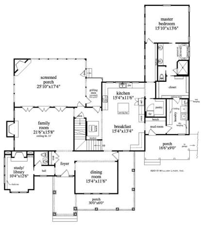 Floorplan 1 for House Plan #5458-00059