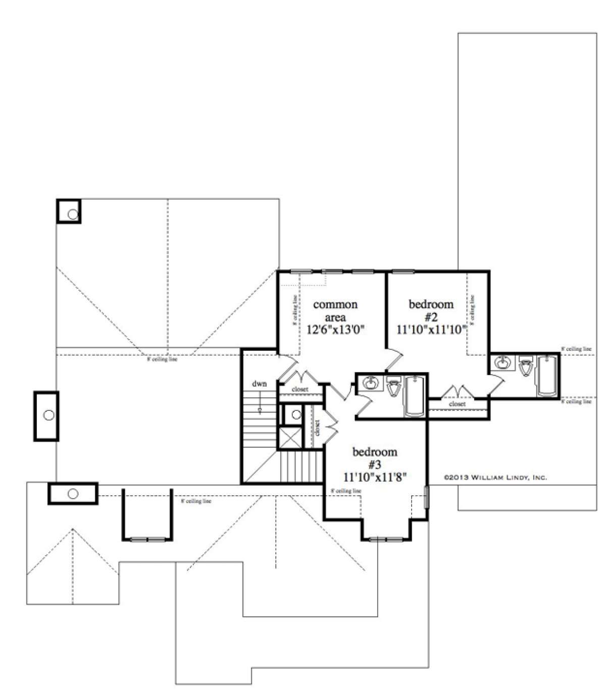 Floorplan 2 for House Plan #957-00059