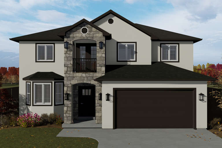 House Plan House Plan #16152 Front Elevation 