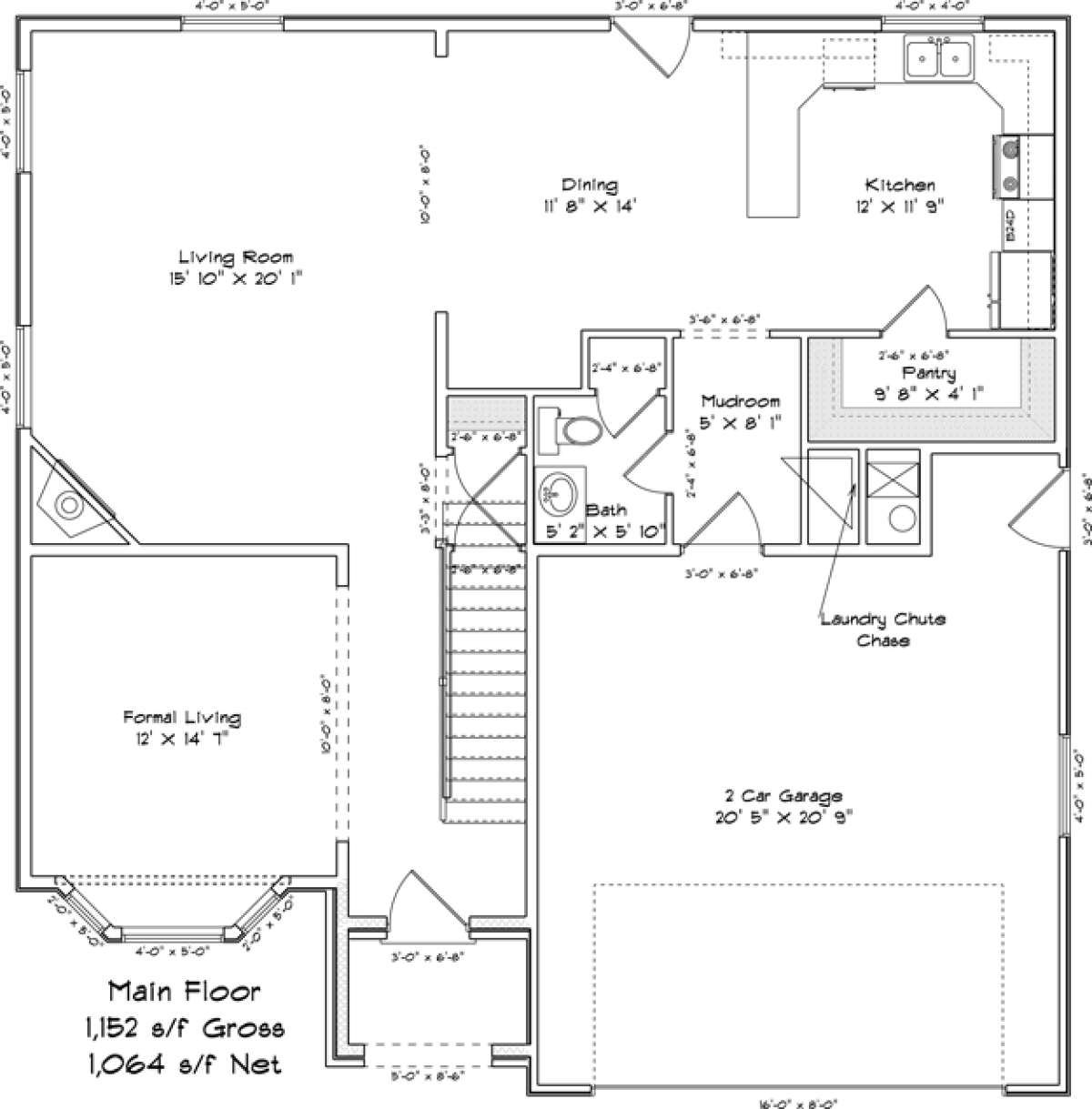Main Floor for House Plan #2802-00003
