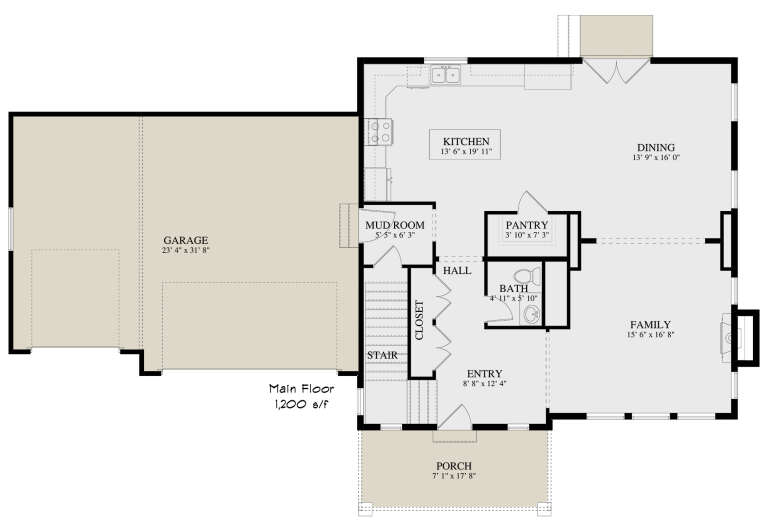 House Plan House Plan #16154 Drawing 1