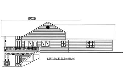 Vacation House Plan #039-00296 Elevation Photo