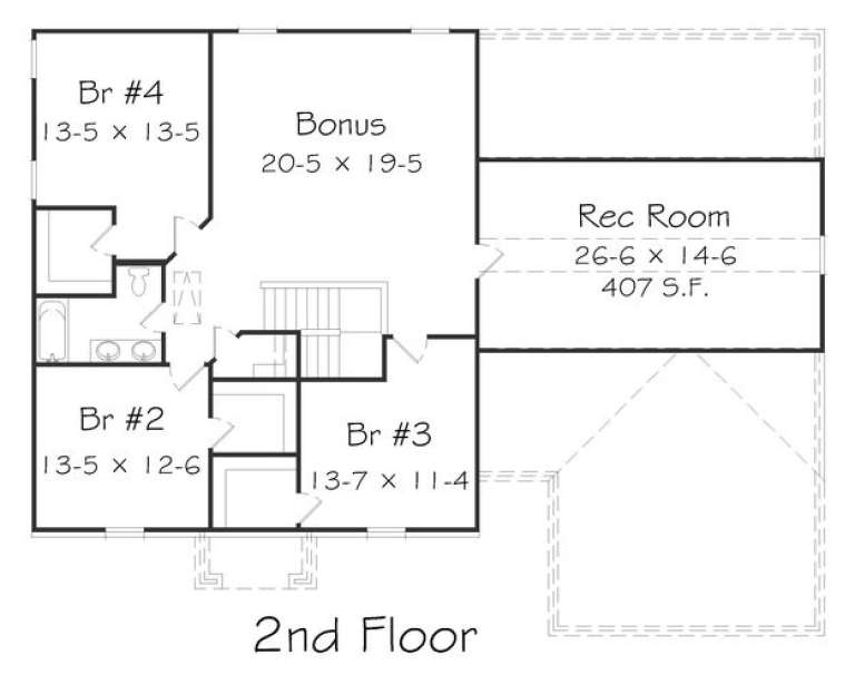 House Plan House Plan #16160 Drawing 2